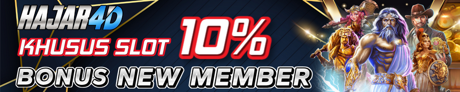 Bonus New Member 10% HAJAR4D